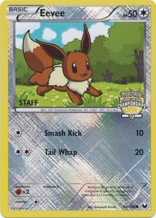 Eevee (84/108) (City Championship Staff) [League & Championship Cards] | Good Games North