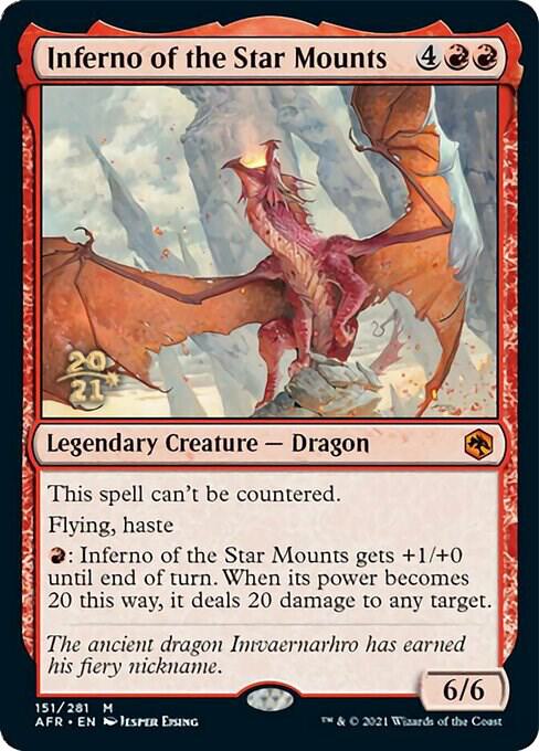 Inferno of the Star Mounts (Prerelease Cards)  - Foil | Good Games North