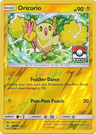 Oricorio (46/145) (League Promo) [Sun & Moon: Guardians Rising] | Good Games North