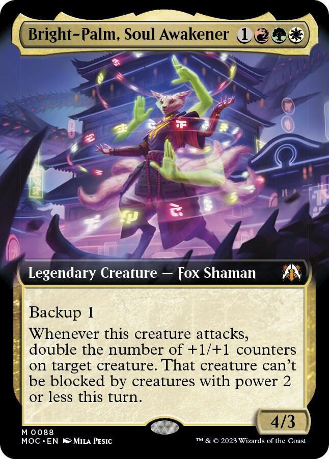 Bright-Palm, Soul Awakener 88/444 (Commander: March of the Machine)  - Extended Art | Good Games North