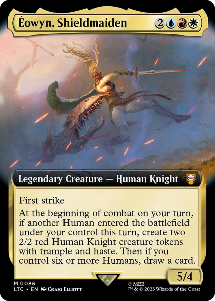Eowyn, Shieldmaiden (Extended Art) [The Lord of the Rings: Tales of Middle-Earth Commander] | Good Games North