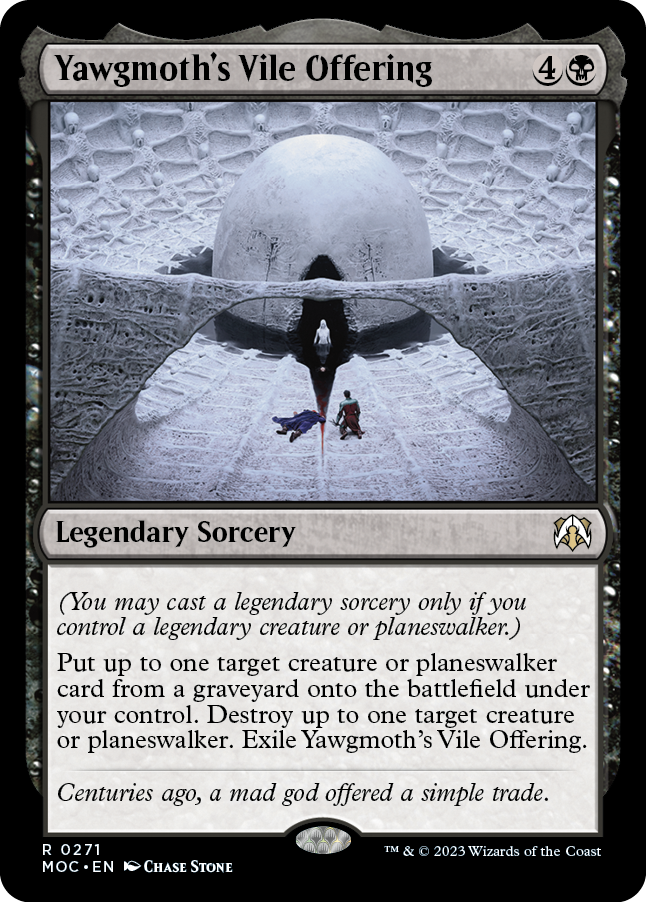 Yawgmoth's Vile Offering [March of the Machine Commander] | Good Games North