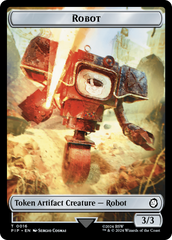 Robot // Food (0014) Double-Sided Token [Fallout Tokens] | Good Games North