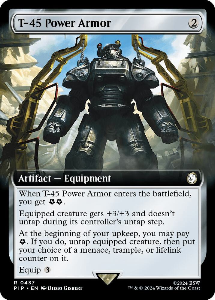 T-45 Power Armor 437/326 (Universes Beyond: Fallout)  - Extended Art | Good Games North