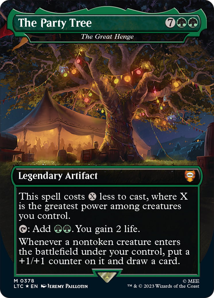 The Party Tree - The Great Henge (Surge Foil Realms and Relics) [The Lord of the Rings: Tales of Middle-Earth Commander] | Good Games North
