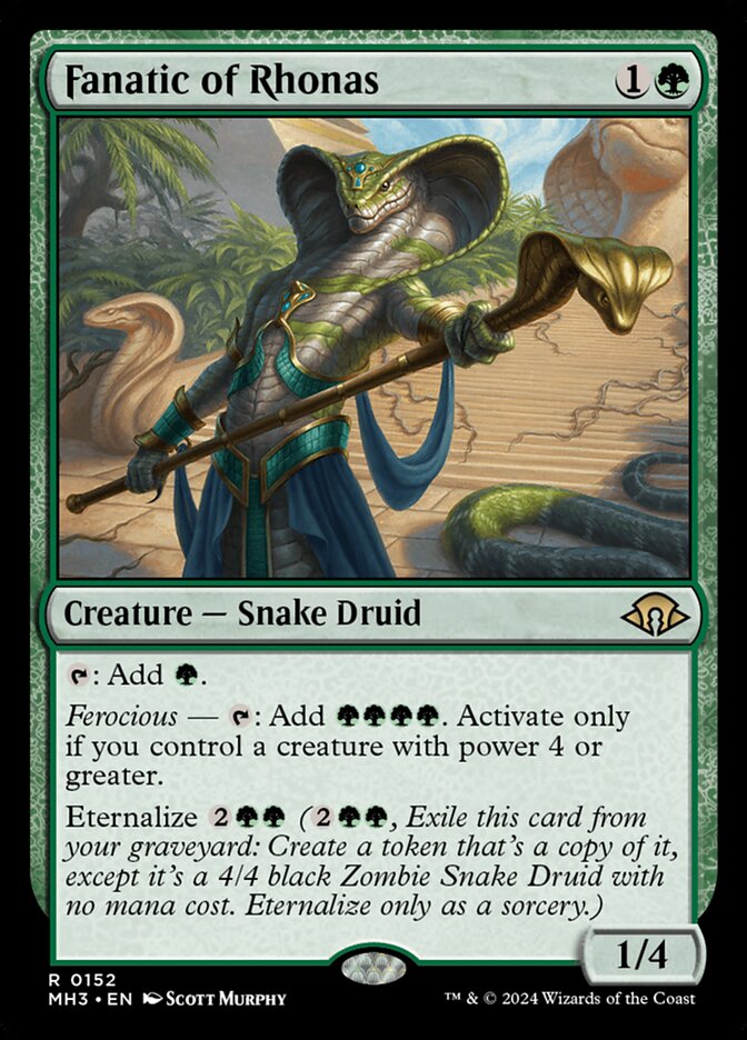 Fanatic of Rhonas 152 (Modern Horizons 3)  - Foil | Good Games North