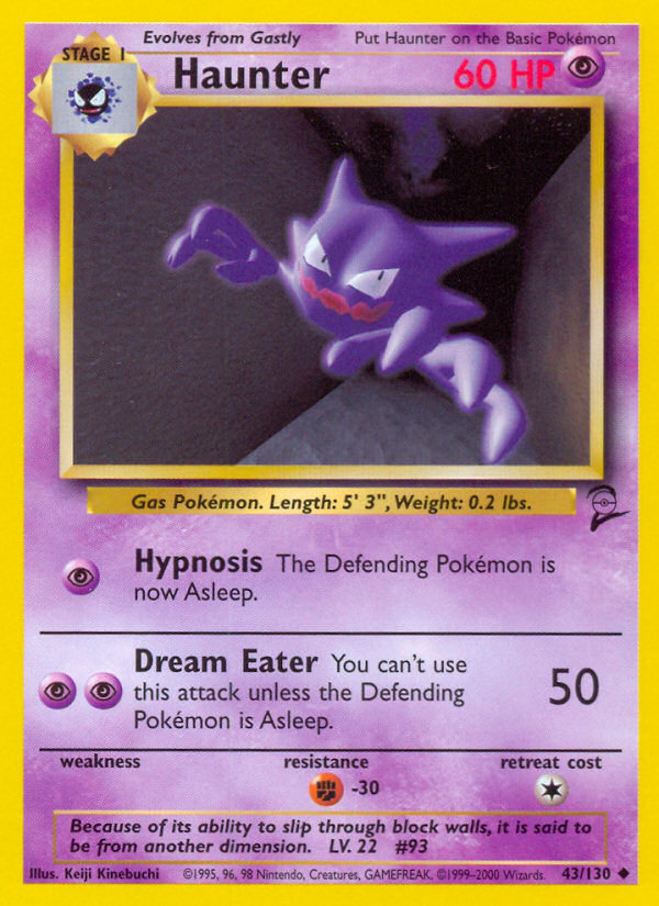 Haunter (43/130) [Base Set 2] | Good Games North