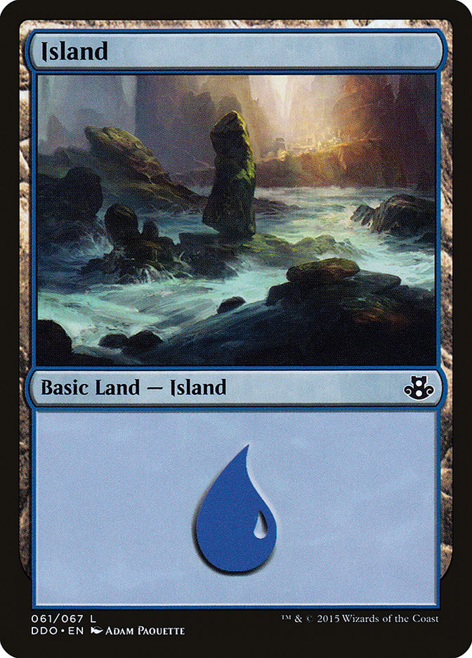 Island (61) [Duel Decks: Elspeth vs. Kiora] | Good Games North