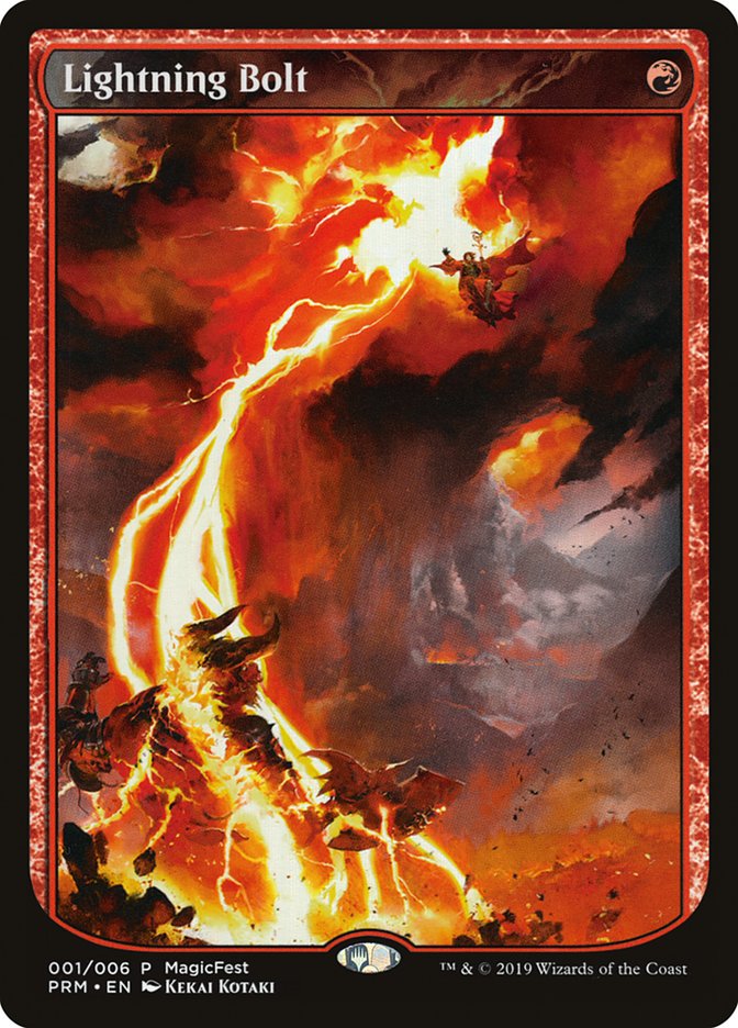 Lightning Bolt (Textless) [MagicFest 2019] | Good Games North