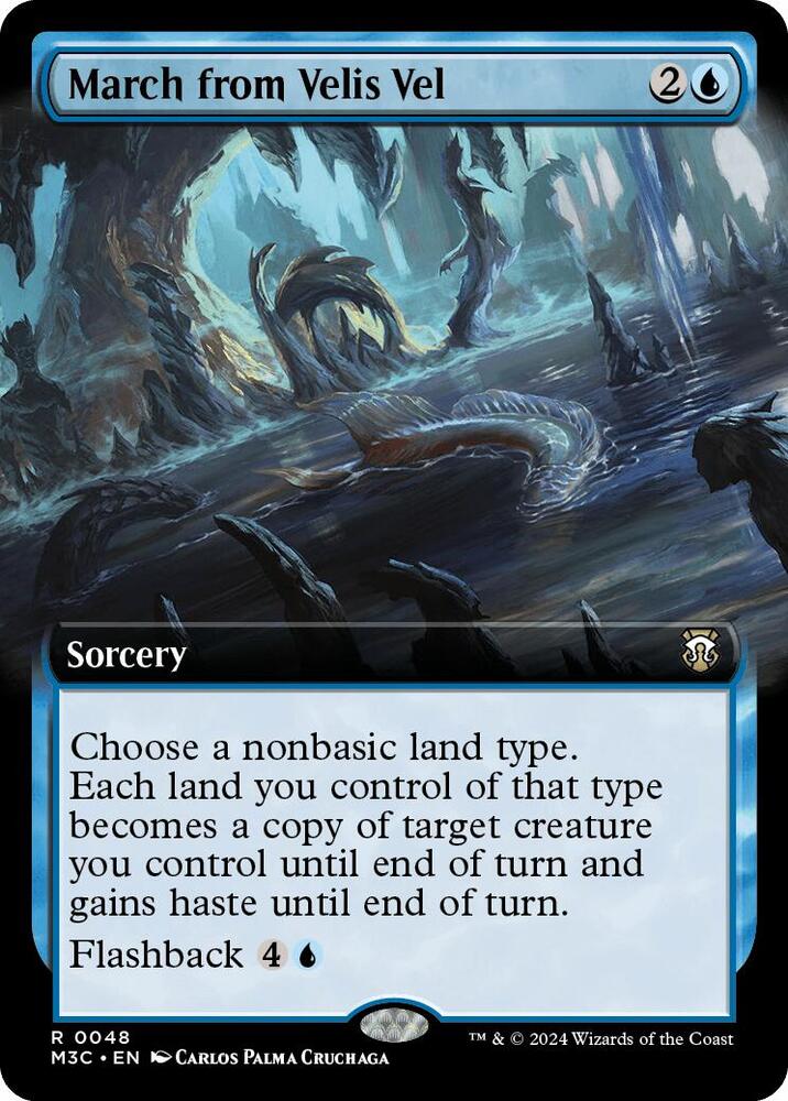March from Velis Vel Extended Art Ripple Foil (Commander: Modern Horizons 3)  - Foil | Good Games North