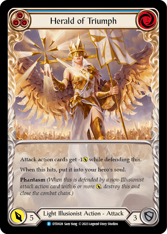 Herald of Triumph (Blue) [DTD028] (Dusk Till Dawn) | Good Games North