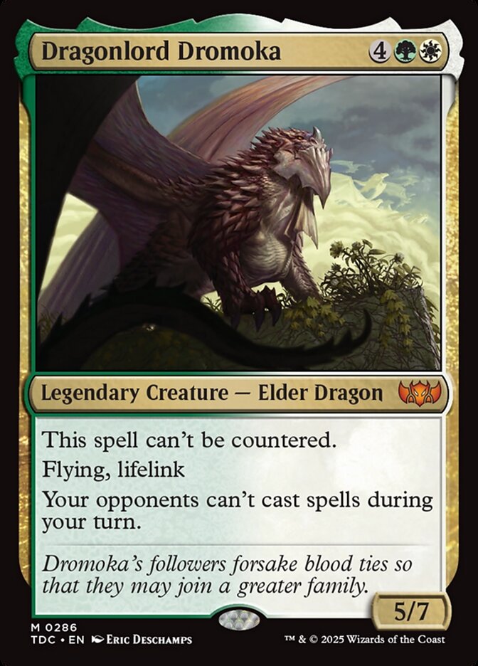 Dragonlord Dromoka 286 (Commander: Tarkir: Dragonstorm)  | Good Games North