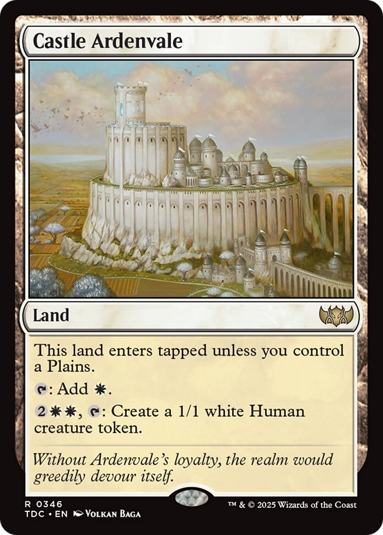 Castle Ardenvale [Tarkir: Dragonstorm Commander] | Good Games North