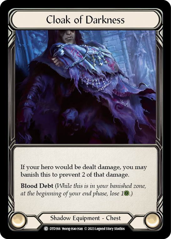 Cloak of Darkness [DTD166] (Dusk Till Dawn)  Cold Foil | Good Games North