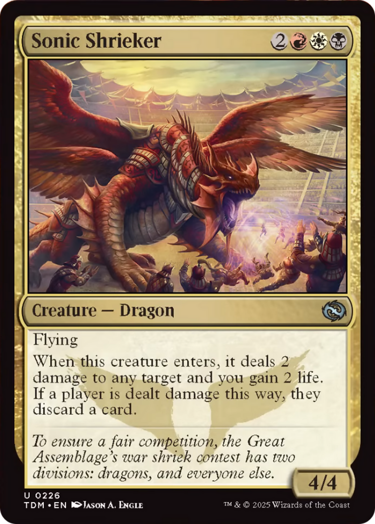 Sonic Shrieker [Tarkir: Dragonstorm] | Good Games North