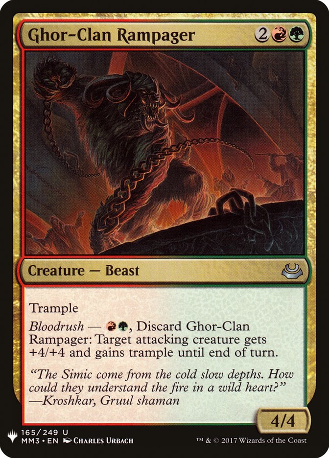 Ghor-Clan Rampager [Mystery Booster] | Good Games North