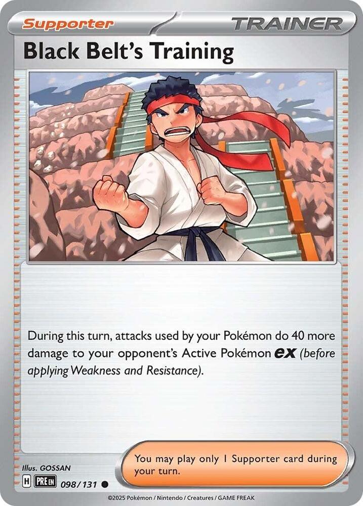 Black Belt's Training (098/131) [Scarlet & Violet: Prismatic Evolutions] | Good Games North