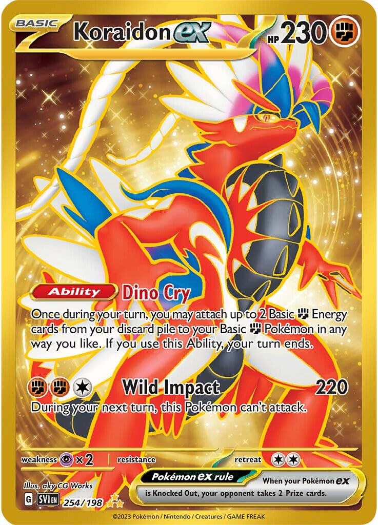 Koraidon ex (254/198) [Scarlet & Violet: Base Set] | Good Games North