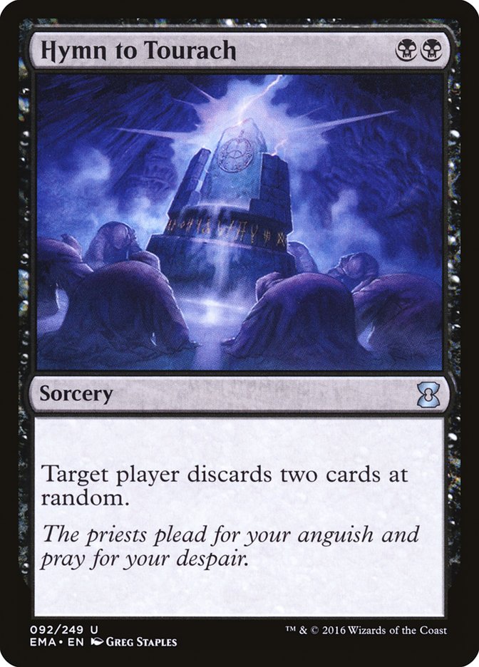 Hymn to Tourach 92/249 (Eternal Masters)  - Foil | Good Games North
