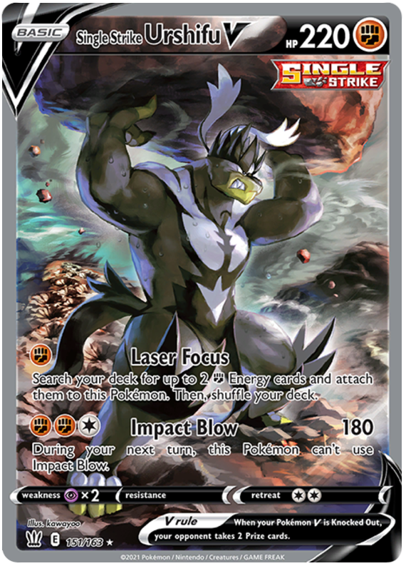 Single Strike Urshifu V (151/163) [Sword & Shield: Battle Styles] | Good Games North