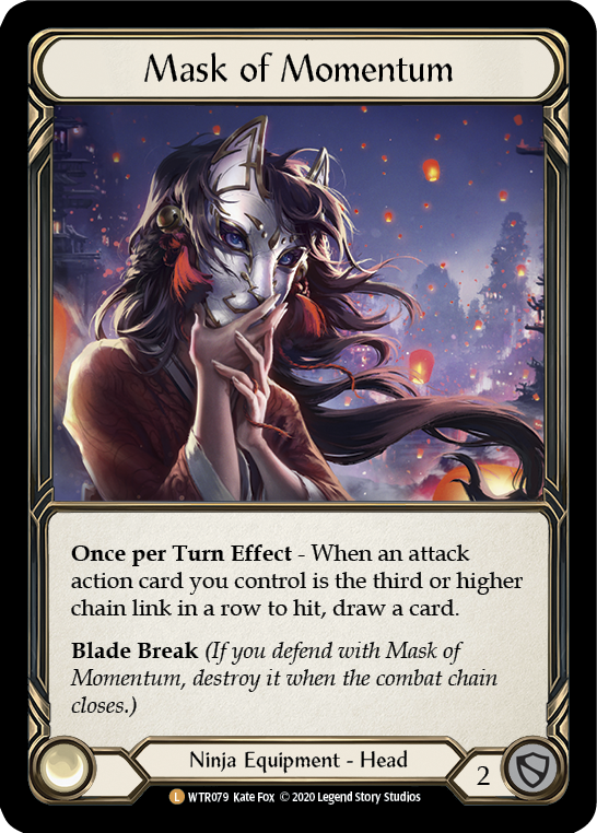 Mask of Momentum [U-WTR079] (Welcome to Rathe Unlimited)  Unlimited Rainbow Foil | Good Games North