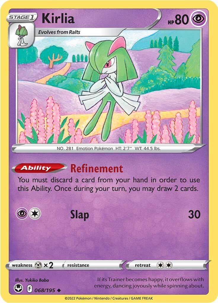 Kirlia (068/195) [Sword & Shield: Silver Tempest] | Good Games North