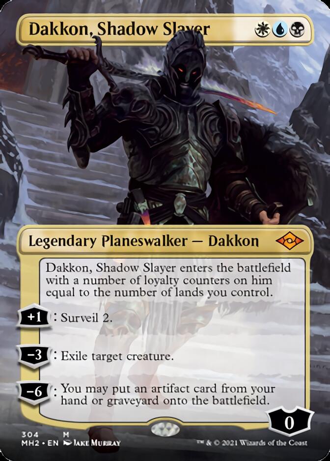 Dakkon, Shadow Slayer (Borderless) [Modern Horizons 2] | Good Games North
