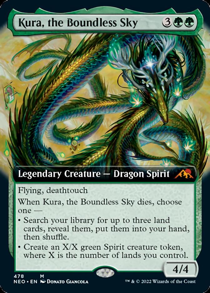 Kura, the Boundless Sky (Extended Art) [Kamigawa: Neon Dynasty] | Good Games North