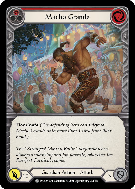 Macho Grande (Red) [EVR027] (Everfest)  1st Edition Normal | Good Games North