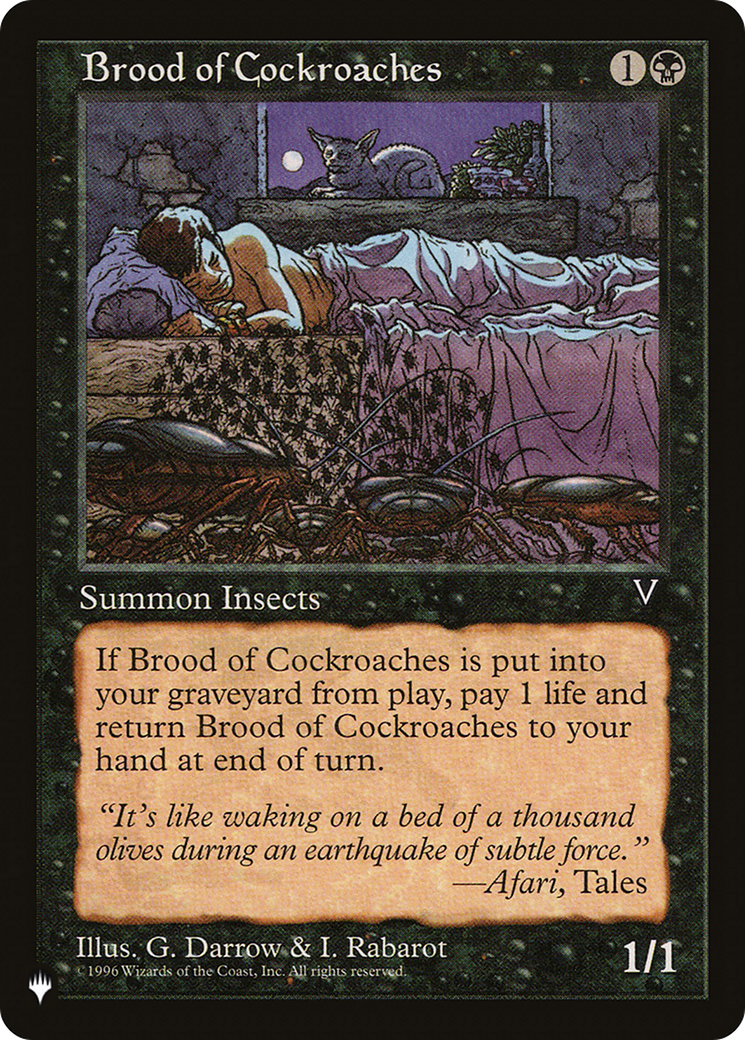 Brood of Cockroaches [The List] | Good Games North
