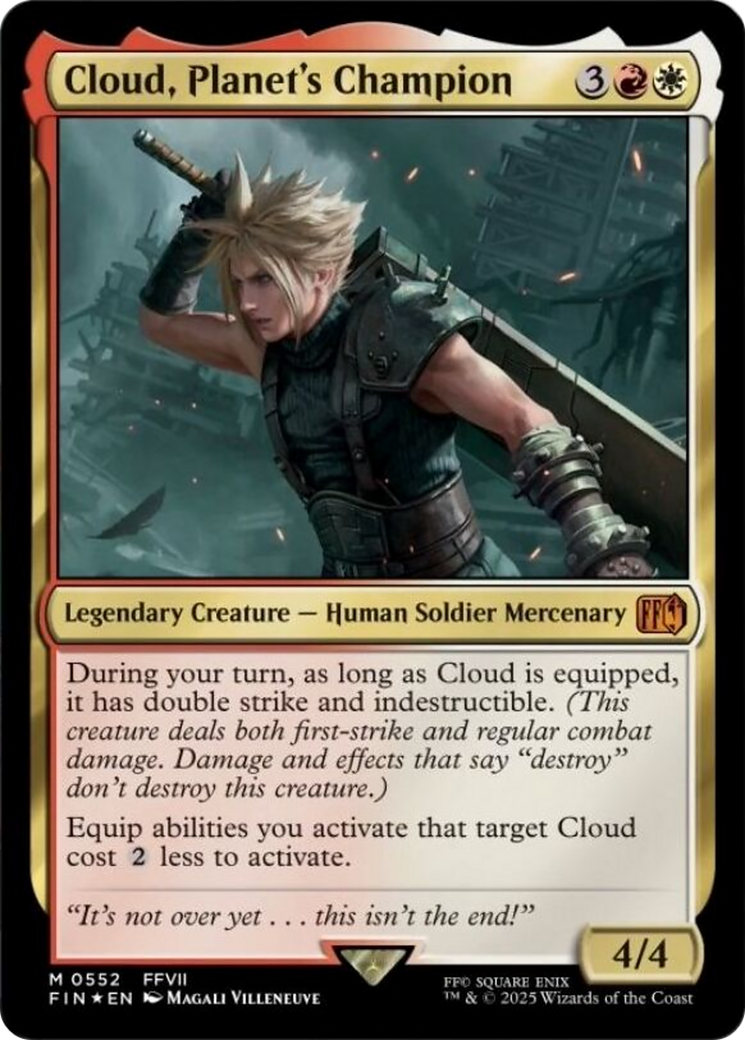 Cloud, Planet's Champion [FINAL FANTASY] | Good Games North