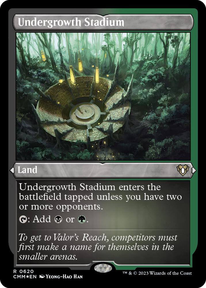 Undergrowth Stadium Foil Etched (Commander Masters)  - Foil | Good Games North