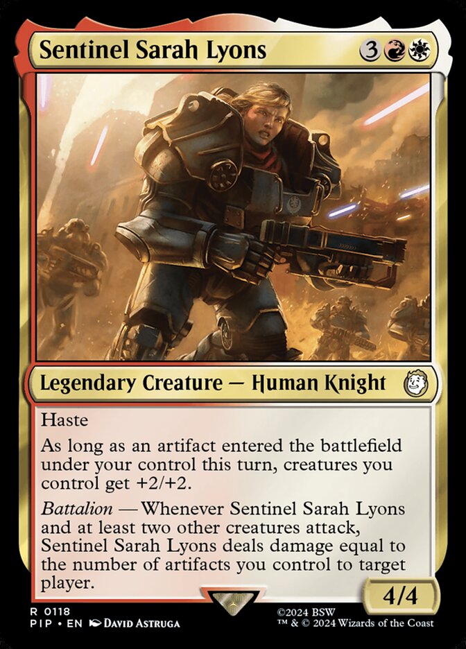 Sentinel Sarah Lyons (Universes Beyond: Fallout)  | Good Games North