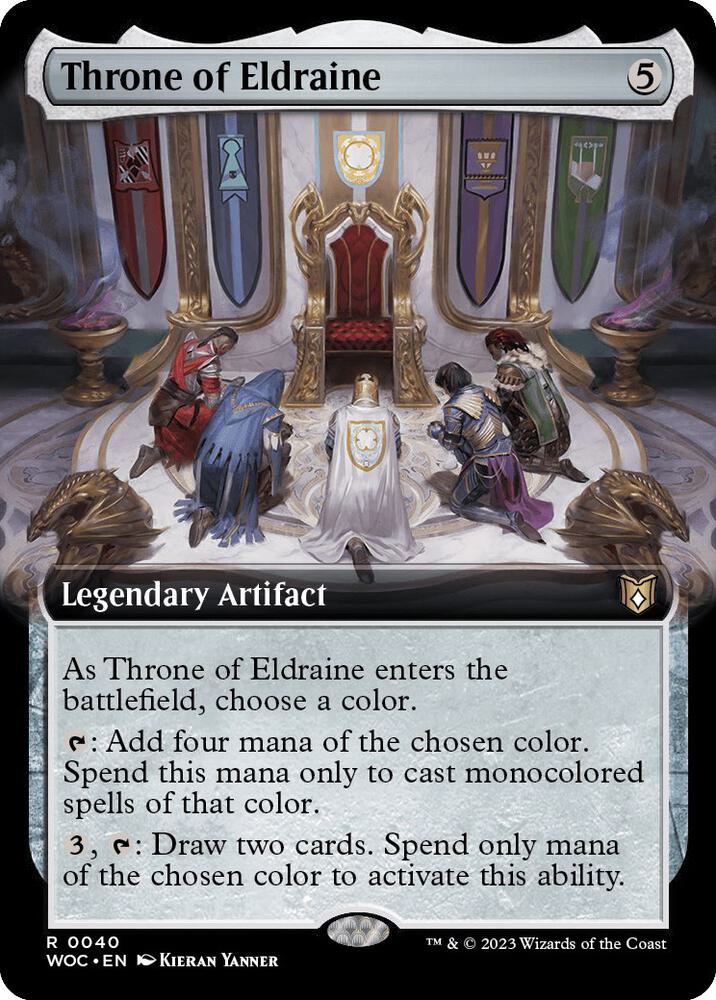 Throne of Eldraine 40/173 (Commander: Wilds of Eldraine)  - Extended Art | Good Games North