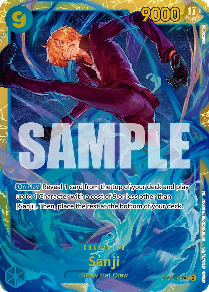 Sanji (Reprint) OP06-119 (Premium Booster -The Best- Vol. 2)  - Foil | Good Games North