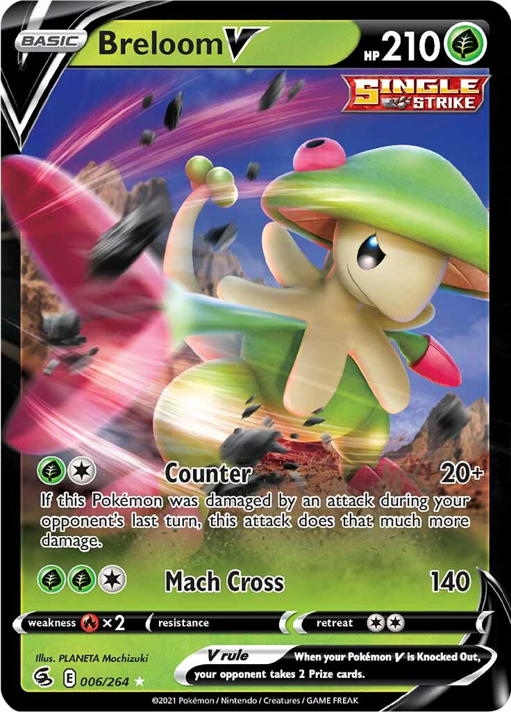 Breloom V (006/264) [Sword & Shield: Fusion Strike] | Good Games North
