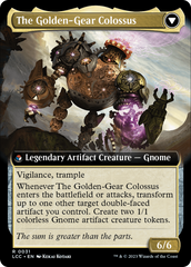Tetzin, Gnome Champion // The Golden-Gear Colossus (Extended Art) [The Lost Caverns of Ixalan Commander] | Good Games North