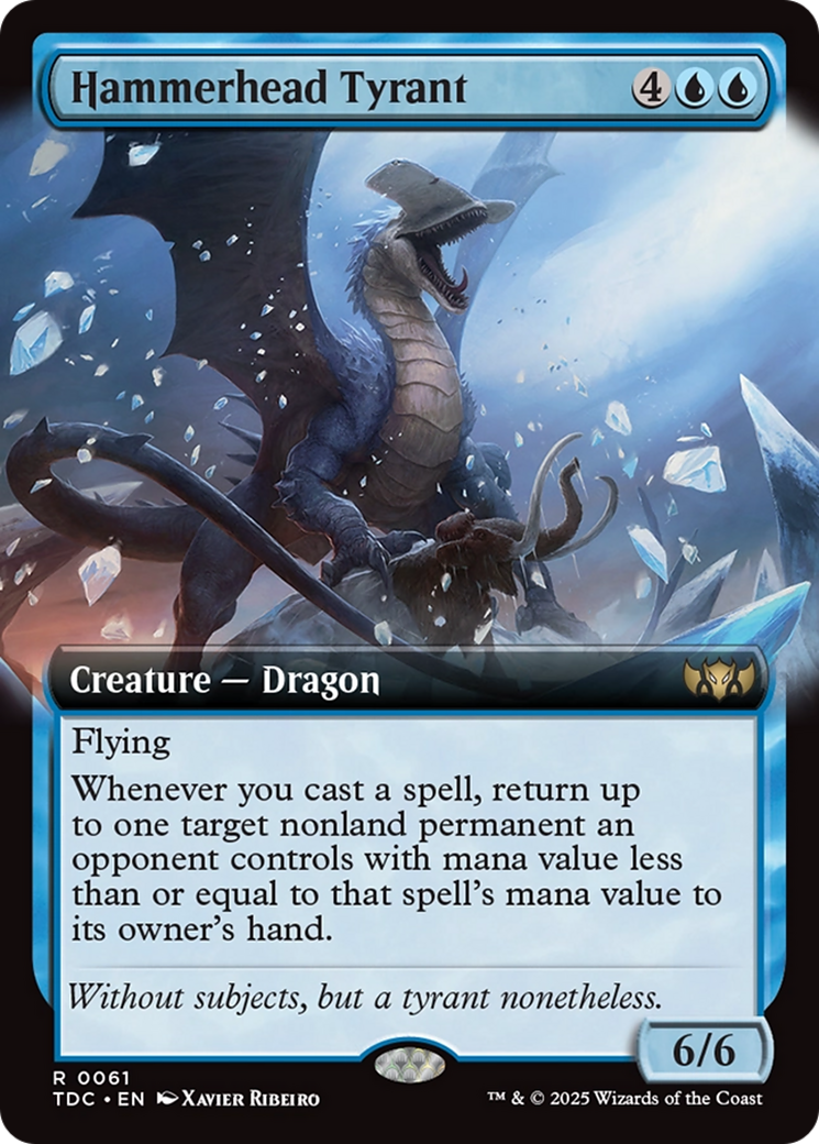 Hammerhead Tyrant (Extended Art) [Tarkir: Dragonstorm Commander] | Good Games North