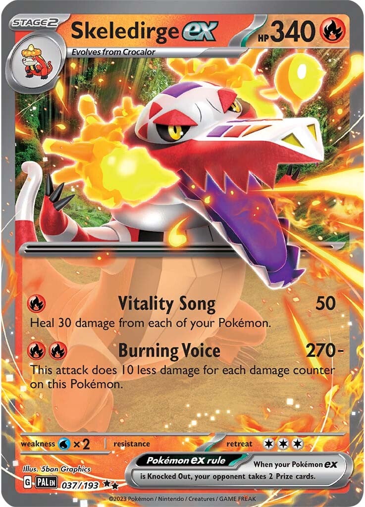 Skeledirge ex (037/193) [Scarlet & Violet: Paldea Evolved] | Good Games North