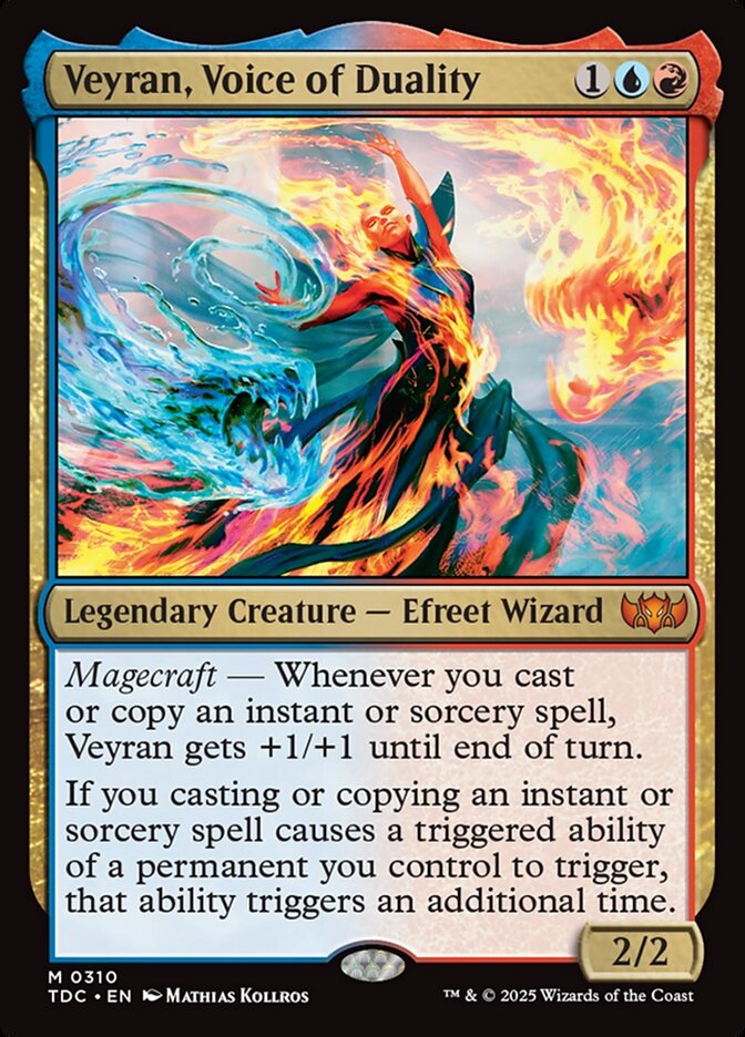 Veyran, Voice of Duality 310 (Commander: Tarkir: Dragonstorm)  | Good Games North