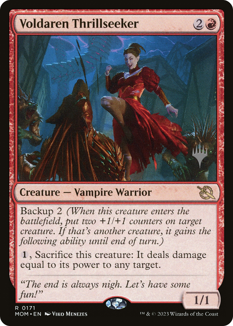 Voldaren Thrillseeker (Promo Pack) [March of the Machine Promos] | Good Games North