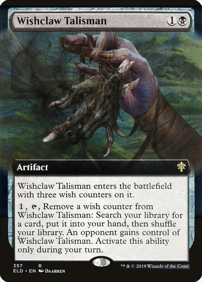 Wishclaw Talisman Extended Art (Throne of Eldraine)  | Good Games North