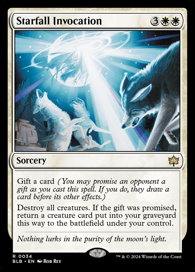 Starfall Invocation 34 (Bloomburrow)  - Foil | Good Games North