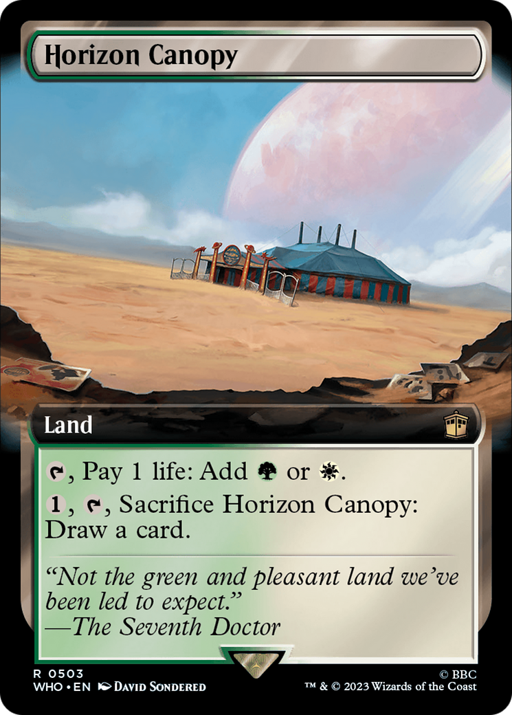 Horizon Canopy (Extended Art) [Doctor Who] | Good Games North