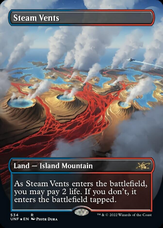 Steam Vents (Borderless) (Galaxy Foil) [Unfinity] | Good Games North