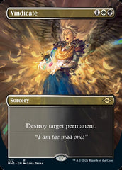 Vindicate (Borderless Alternate Art) [Modern Horizons 2] | Good Games North