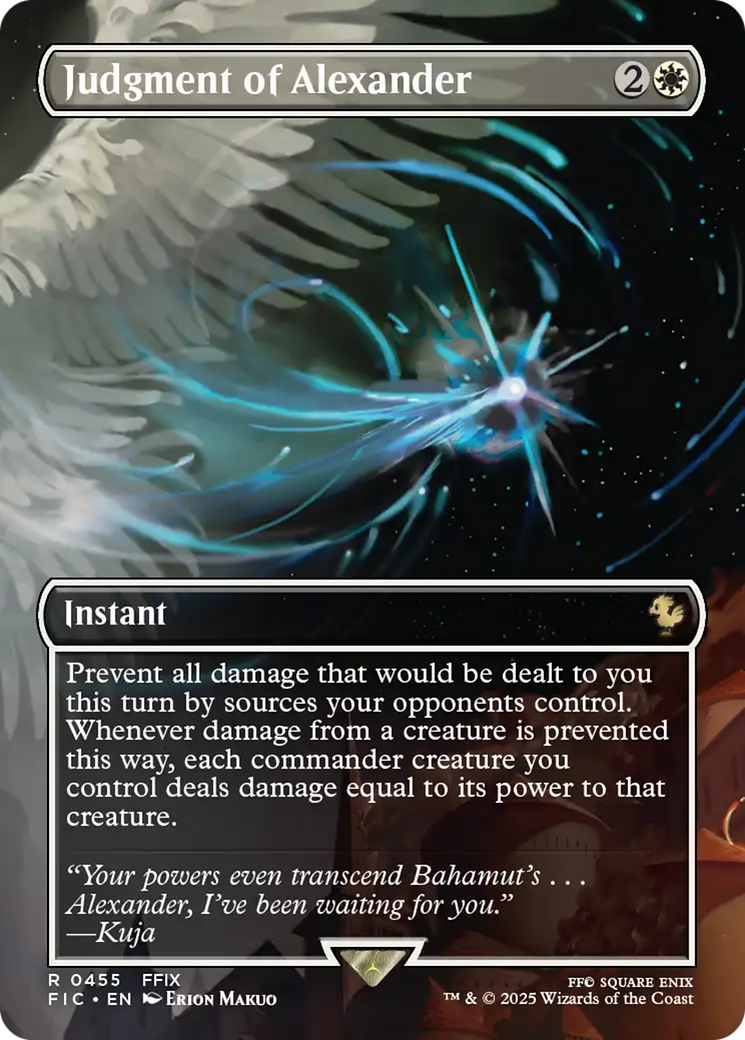 Judgment of Alexander (Borderless) [FINAL FANTASY Commander] | Good Games North