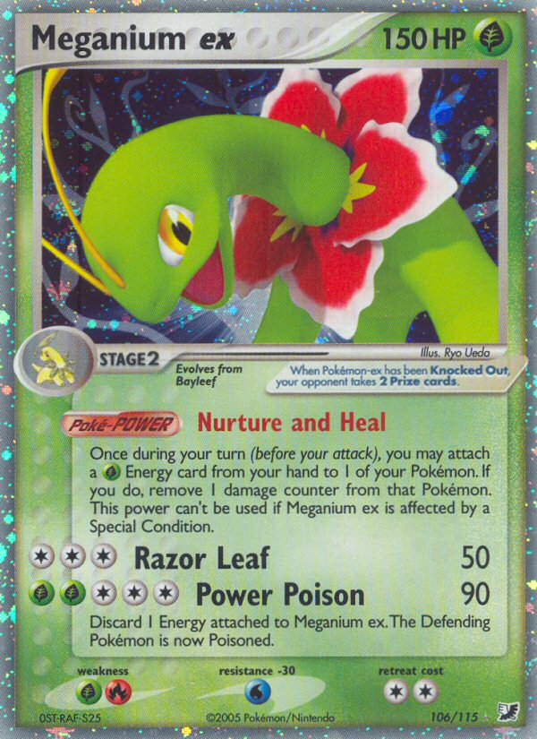 Meganium ex (106/115) [EX: Unseen Forces] | Good Games North