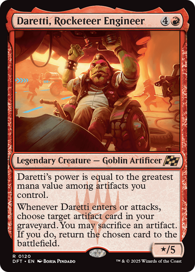 Daretti, Rocketeer Engineer [Aetherdrift] | Good Games North