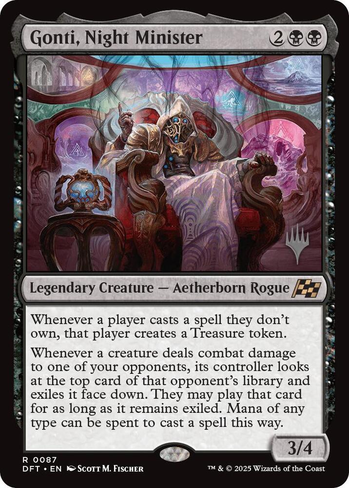 Gonti, Night Minister (Promo Pack) [Aetherdrift Promos] | Good Games North